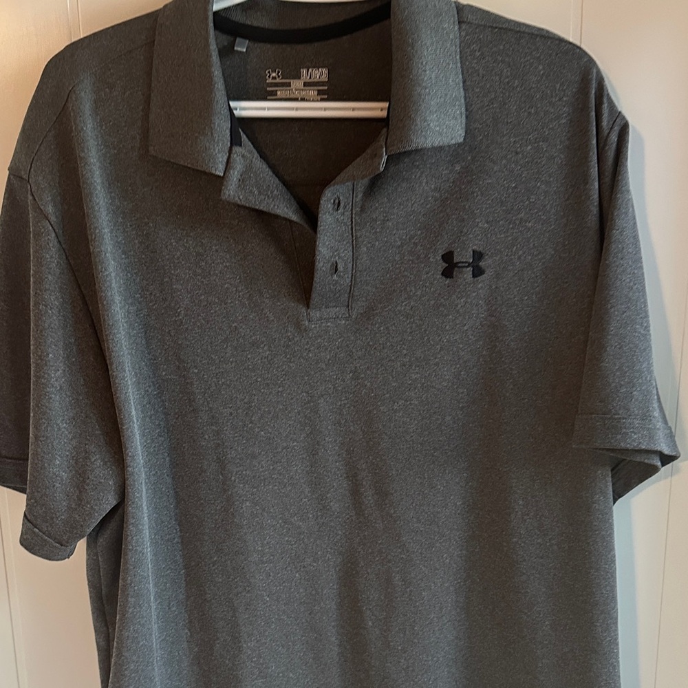 Under Armour Men's Charcoal Polo Shirt